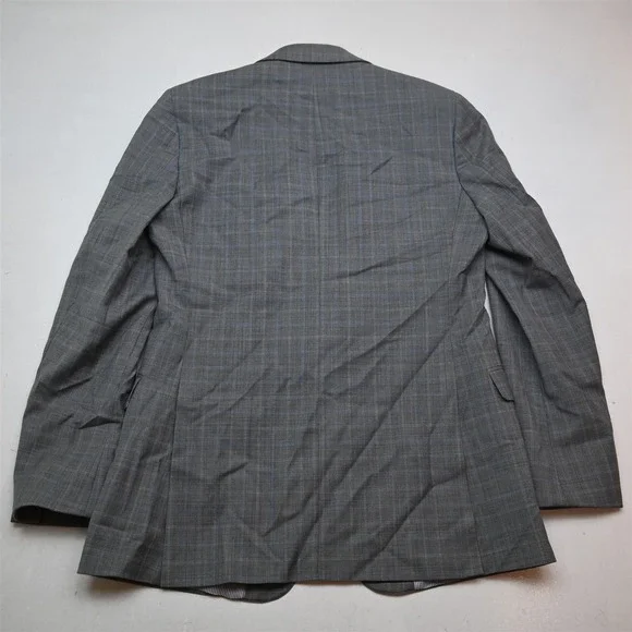 Brooks Brothers 38R 32x34 Gray Glenn Check 100% Wool Explorer Fitzgerald Suit
